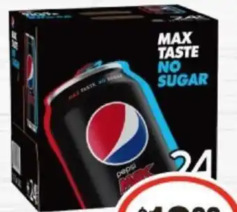 IGA Pepsi, Solo or Schweppes 24x375mL Selected Varieties offer