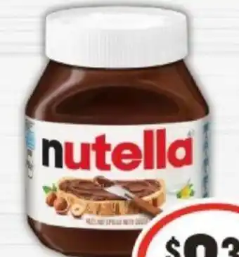 IGA Nutella Hazelnut Chocolate Spread 750g offer