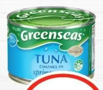 IGA Greenseas Tuna Chunks in Springwater 425g offer