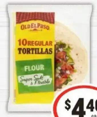 IGA Old El Paso Tortillas 10 Pack offer