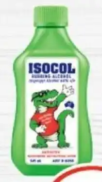 IGA Isocol Rubbing Alcohol Antiseptic 345mL offer