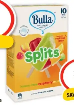 Bulla Ice Cream Sticks 8-14 Pack Selected Varieties