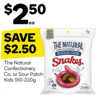 Woolworths The Natural Confectionery Co. or Sour Patch Kids 180-230g offer