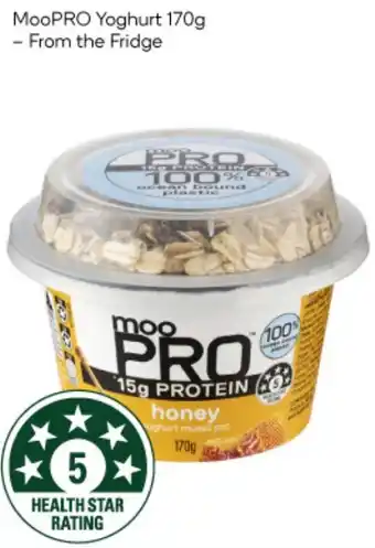Woolworths MooPRO Yoghurt 170g offer