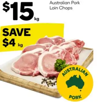 Woolworths Australian Pork Loin Chops offer