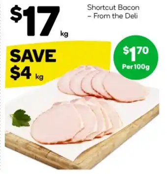 Woolworths Shortcut Bacon offer