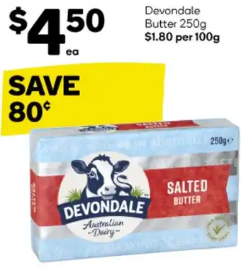 Woolworths Devondale Butter 250g offer