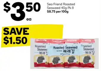 Woolworths Sea Friend Roasted Seaweed 40g Pk 8 offer