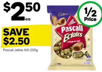 Woolworths Pascall Jellies 160-300g offer