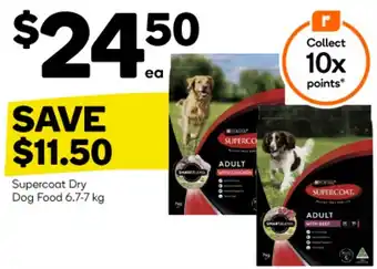 Woolworths Supercoat Dry Dog Food 6.7-7 kg offer