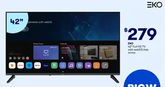 Woolworths EKO 42" Full HD TV with webOS Hub 399738 offer