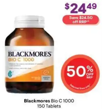 Discount Drug Stores Blackmores Bio C 1000 150 Tablets offer