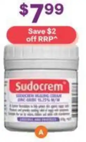 Discount Drug Stores Sudocrem Healing Cream A 60g offer