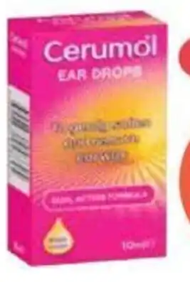 Discount Drug Stores Cerumol Ear Drops 10ml offer