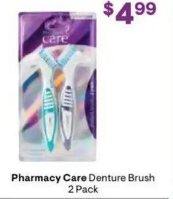 Discount Drug Stores Pharmacy Care Denture Brush 2 Pack offer