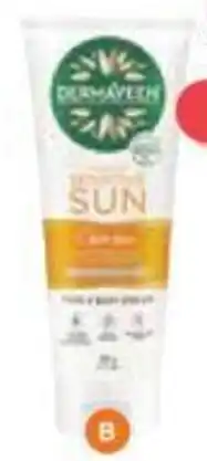 Discount Drug Stores DermaVeen Daily Nourish Sun Sensitive SPF 50+ with Body Moisturiser 200g offer