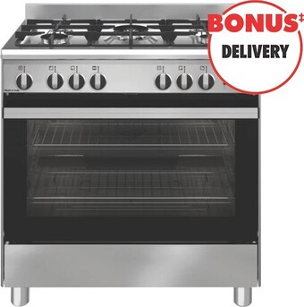 NEW Emilia 80cm Gas Upright Cooker - Stainless Steel