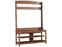 LivingStyles Sunbury Hallway Stand, 125cm, Serene Cherry offer