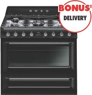 Smeg 90cm Victoria Dual Fuel Upright Cooker