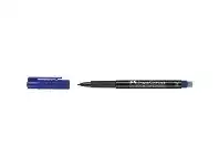 Officeworks Faber-Castell Multimark Permanent Marker Blue offer