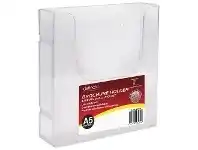 Officeworks Deflect-O deflecto Wall Mount A5 Portrait Brochure Holder offer
