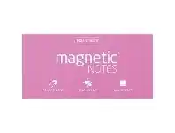 Officeworks Tesla Amazing Magnetic Notes 200 x 100mm Pink offer