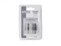 Officeworks Otto Washi Tape Black and White 8 Pack offer