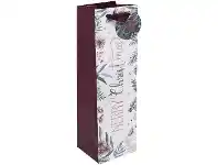 Officeworks Otto Christmas Bottle Gift Bag Floral offer