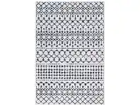 LivingStyles Bergen Bohemian Tribal Rug, 290x200cm, White offer