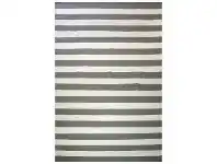 LivingStyles Bands Reversible Cotton Rug, 225x155cm, Grey / White offer