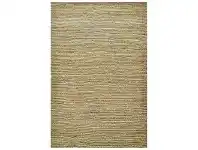 LivingStyles Kerla Handwoven Silk & Jute Rug, 150x80cm, Natural / Green offer