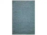 LivingStyles Leela Hand Woven Wool Rug, 300x250cm, Turquoise / Natural offer