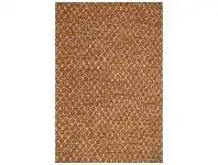 LivingStyles Star Hand Woven Wool Rug, 300x250cm, Orange / Beige offer