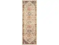 LivingStyles Legacy No.854 Bohemian Runner Rug, 400x80cm, Cream offer