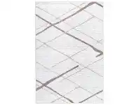 LivingStyles Kimberley Draft Line Modern Rug, 230x160cm, Latte / White offer