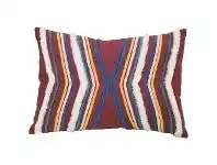 Marc Embroided Cotton Lumbar Cushion