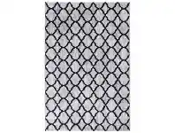 LivingStyles Kimberley Moroccan Trellis Modern Rug, 230x160cm, Charcoal offer