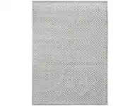 LivingStyles York Alice Modern Rug, 230x160cm, Silver offer
