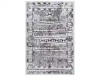 LivingStyles Kimberley Aztec Modern Rug, 290x200cm, Charcoal offer