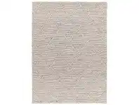 LivingStyles Goa No.03 Hand Tufted Modern Wool Rug, 330x240cm, Ash offer