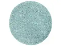 LivingStyles Melbourne Modern Round Shaggy Rug, 160cm, Turquoise offer