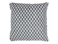 LivingStyles Camden Embellished Fabric Scatter Cushion, Charcoal offer