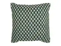 LivingStyles Camden Embellished Fabric Scatter Cushion, Eden Green offer