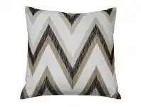 LivingStyles Claremont Embroidered Canvas Euro Cushion Cover, Caramel offer