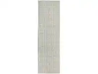 LivingStyles York Brenda Modern Runner Rug, 400x80cm, Off White offer