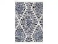 LivingStyles Mansour No.05 Modern Rug, 330x240cm, Blue / Grey offer