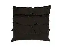 LivingStyles Rydges Linen Fabric Frill Scatter Cushion, Charcoal offer