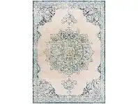 LivingStyles Avenue No.706 Tribal Rug, 290x200cm, Salmon / Blue offer