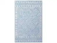 LivingStyles Cairo No.6209 Modern Wool Rug, 150x80cm, Aqua offer