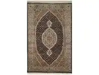 LivingStyles Clyde Hand Knotted Wool Tabriz Mahi Rug, 142x74cm offer